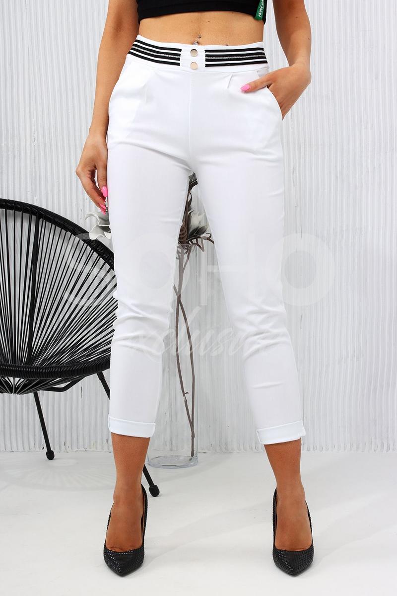 Eleganckie białe spodnie