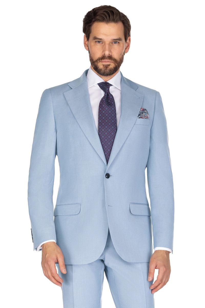 Krawat do niebieskiego garnituru