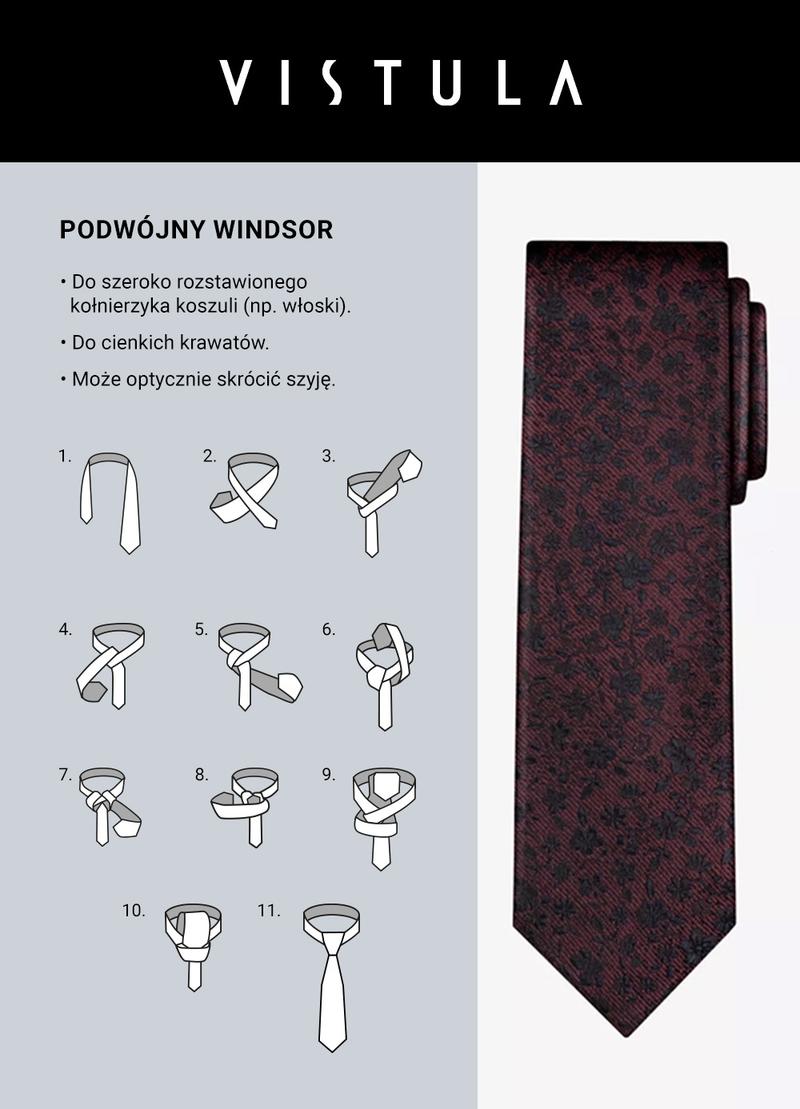 Wiązanie krawata poradnik